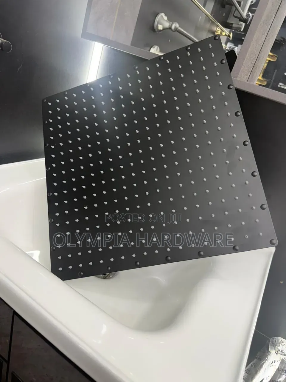 Brimix Black Shower Head 16 Inches (Heavy Duty