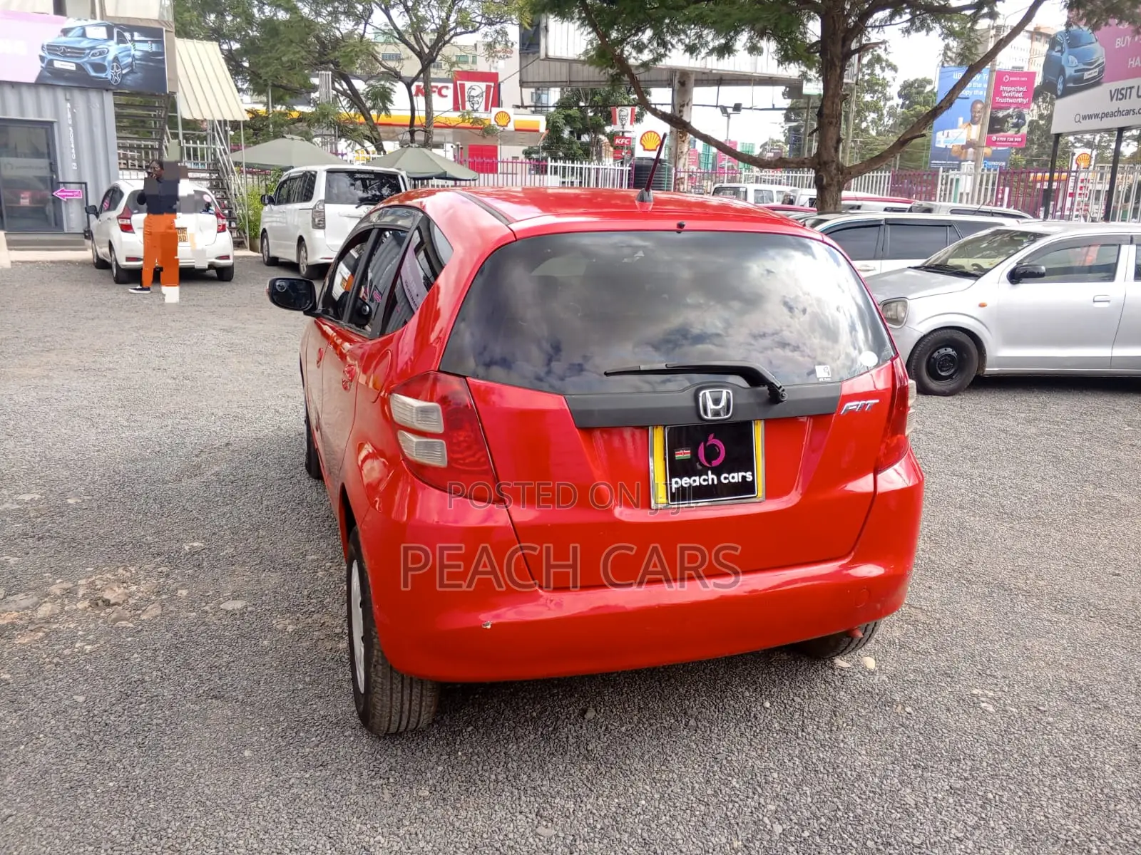 Honda Fit 2010 Red