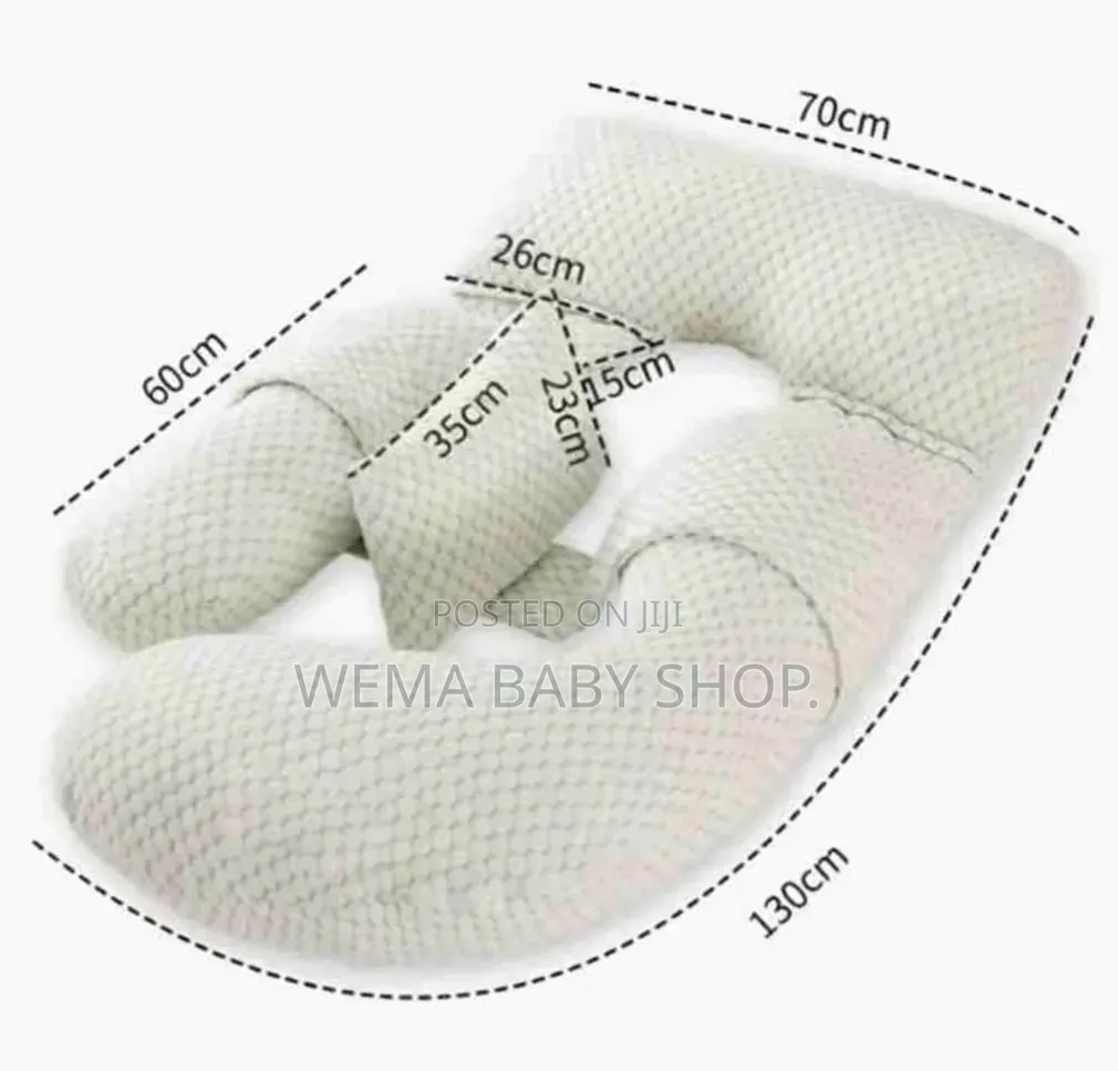 Ergonomic Bamboo Fibre U-Shape Pregnancy Pillow