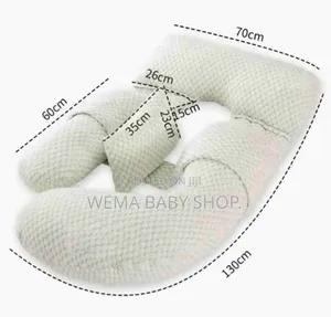 Ergonomic Bamboo Fibre U-Shape Pregnancy Pillow