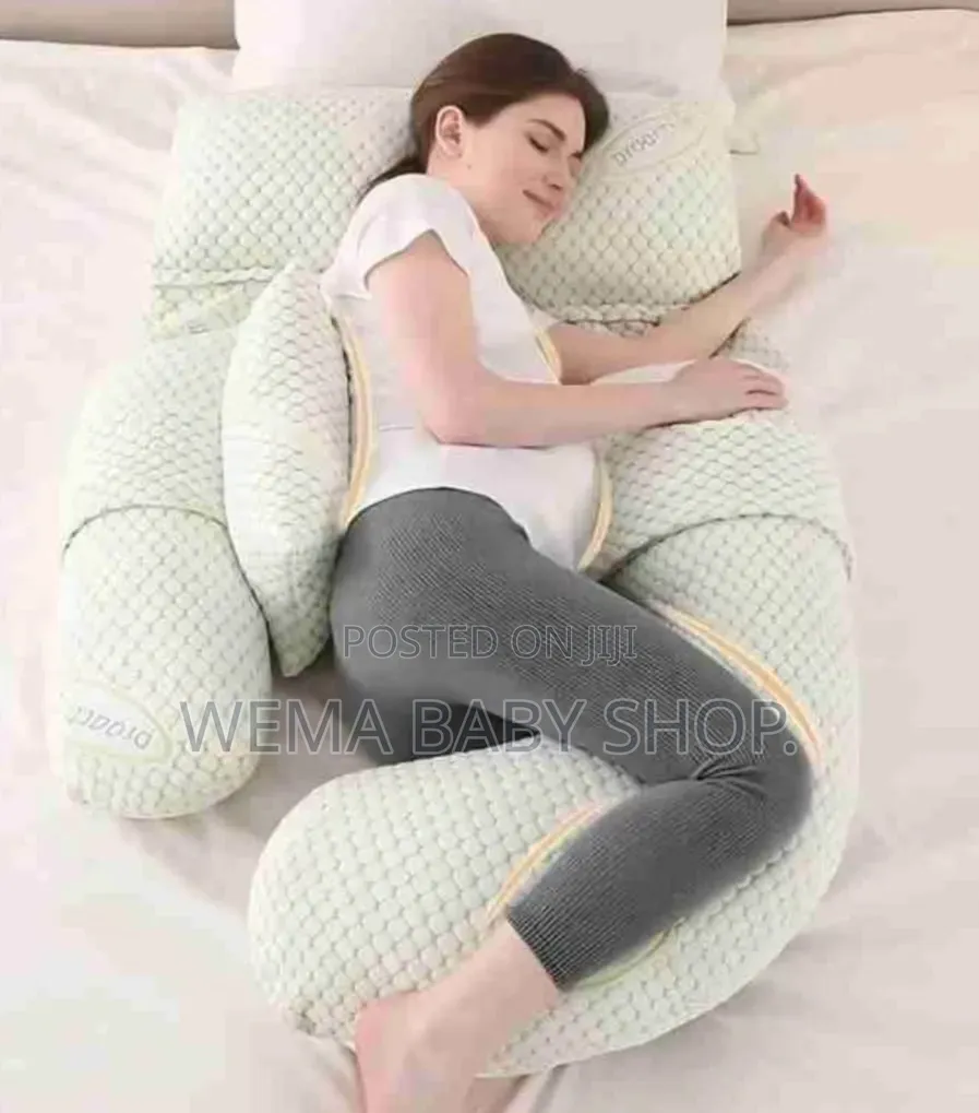 Ergonomic Bamboo Fibre U-Shape Pregnancy Pillow