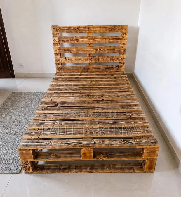 4×6 Pallet Bed – Durable Wooden Frame With Comfortable Support.Mnm - thumbnail 2