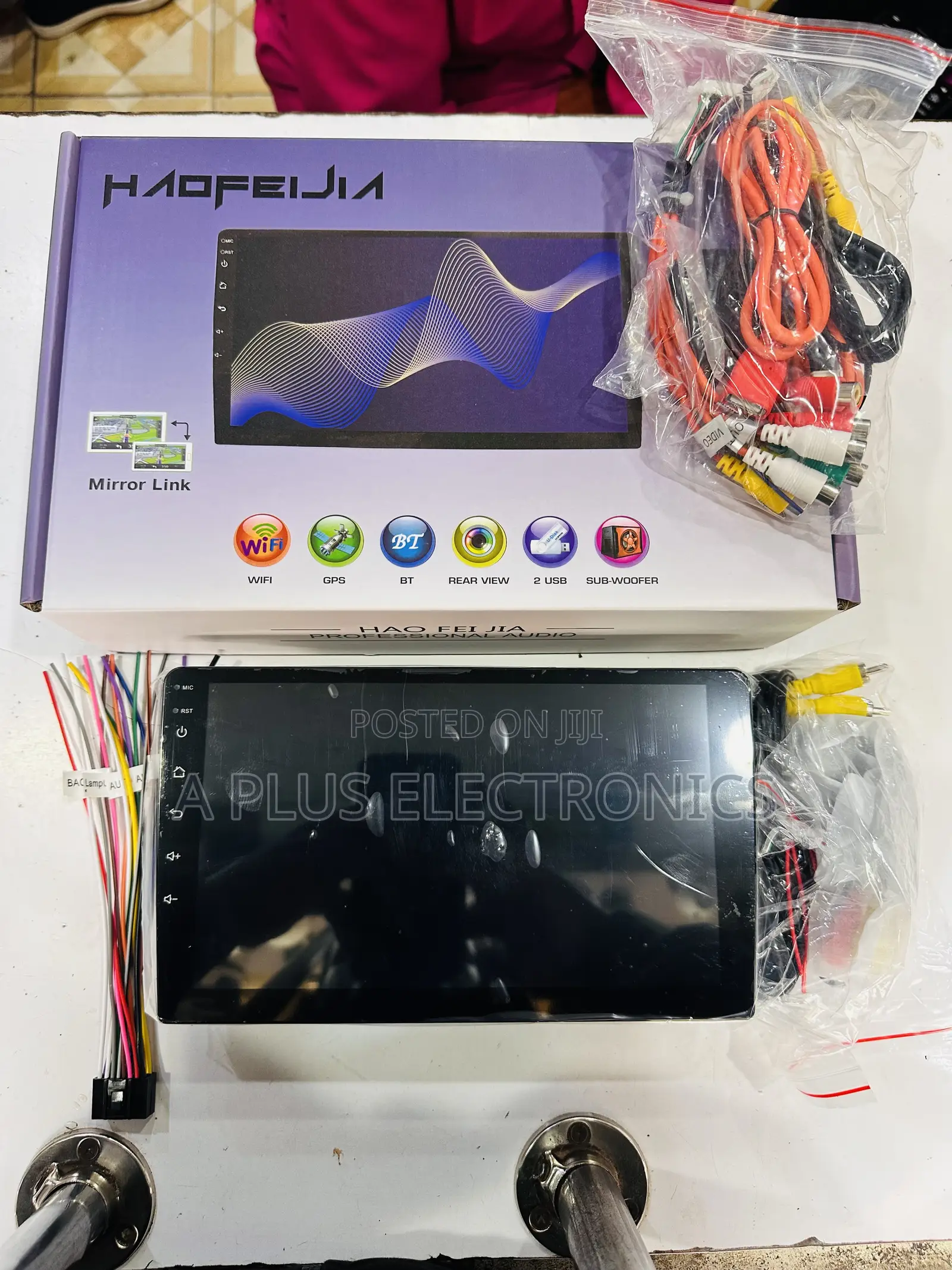 Android 9 Inch (4+64gb) With Fan + Reverse Camera for Free–High Stereo
