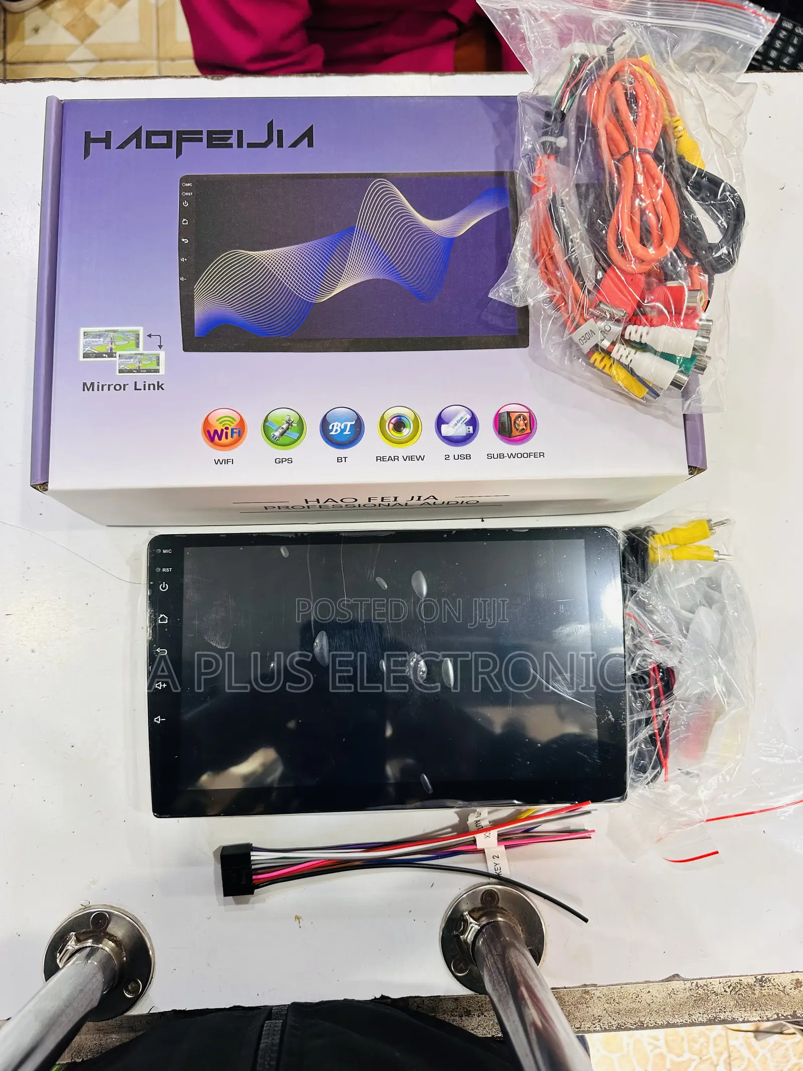 Android 9 Inch (4+64gb) With Fan + Reverse Camera for Free–Touchscreen
