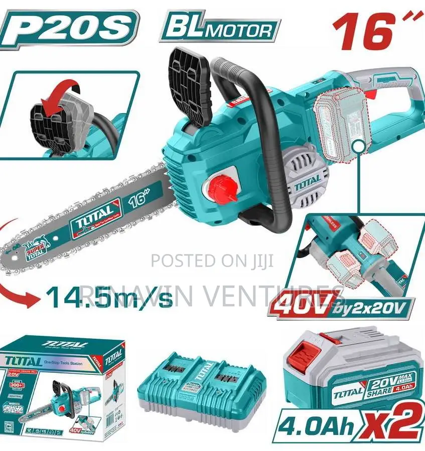 Total Tgsli401682 Lithium-Ion Chain Saw 12"