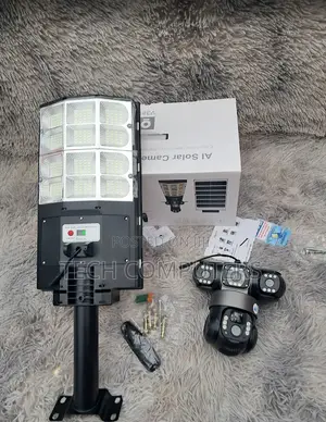 Solar Led Street Light With Built-in Simcard PTZ Surveillance Camera