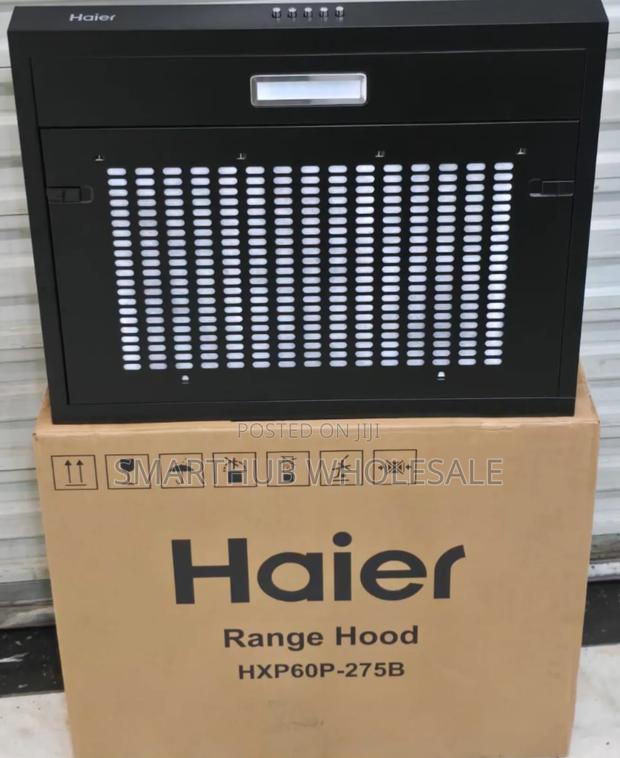 Haier 60cm Kitchen Hood Hxp60p -275b- Black