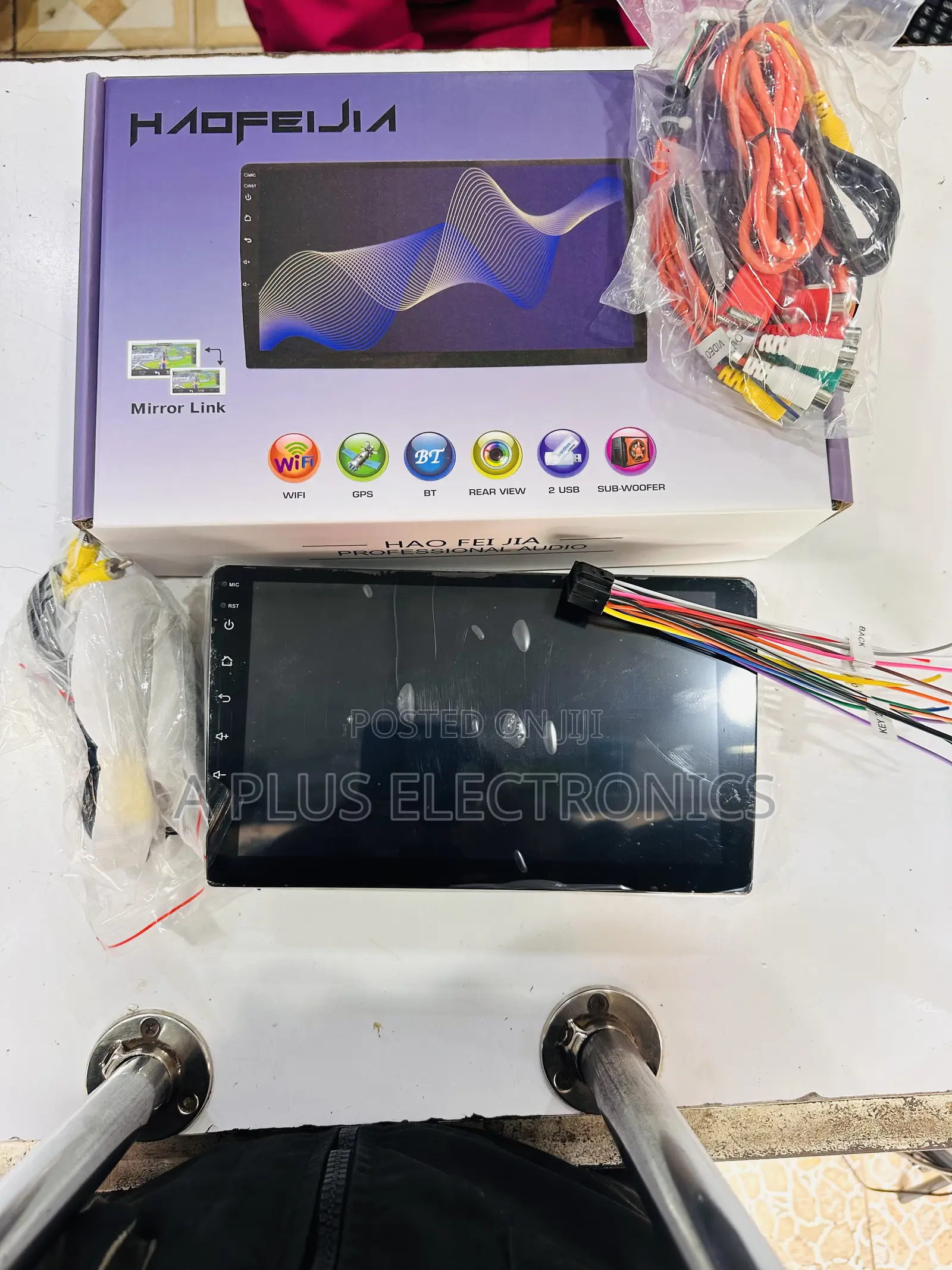 Android 9 Inch (4+64gb) With Fan + Reverse Camera –Clean Sound