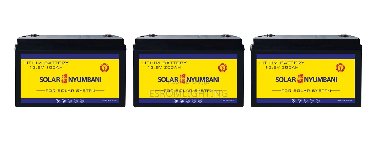 Solar Nyumbani Lithium Ion Batteries-1.28kwh/2.56kwh/3.84kwh