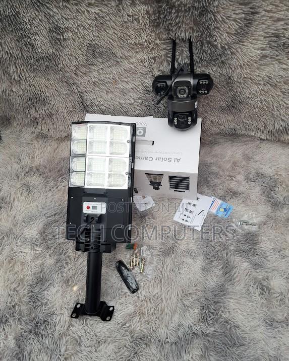 All-in-One 4g Solar CCTV Camera Floodlight With Smart Montoring System