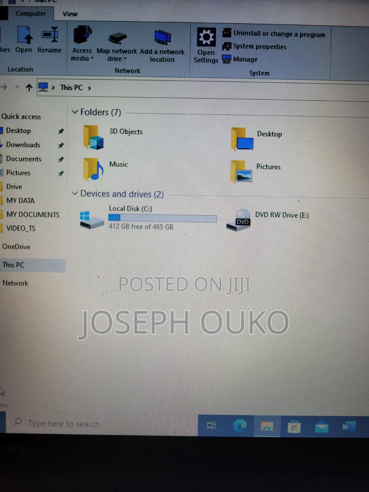Laptop Toshiba Satellite C50A 4GB Intel Celeron HDD 500GB