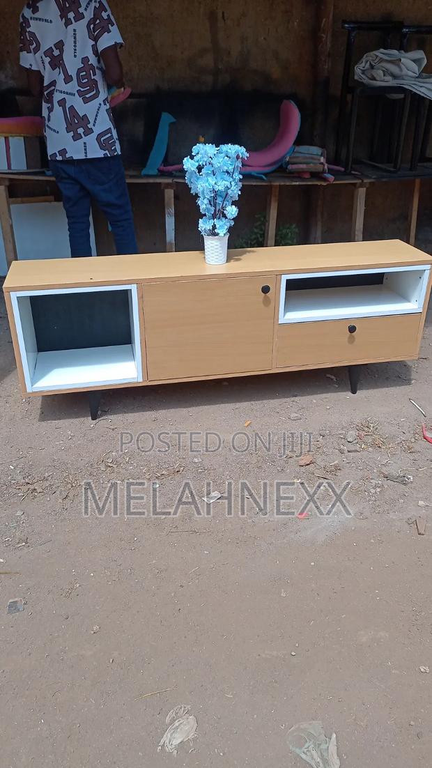 Beech White Combined Tv Stand
