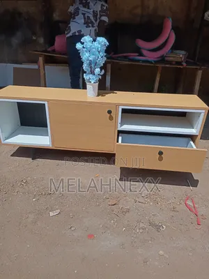 Beech White Combined Tv Stand