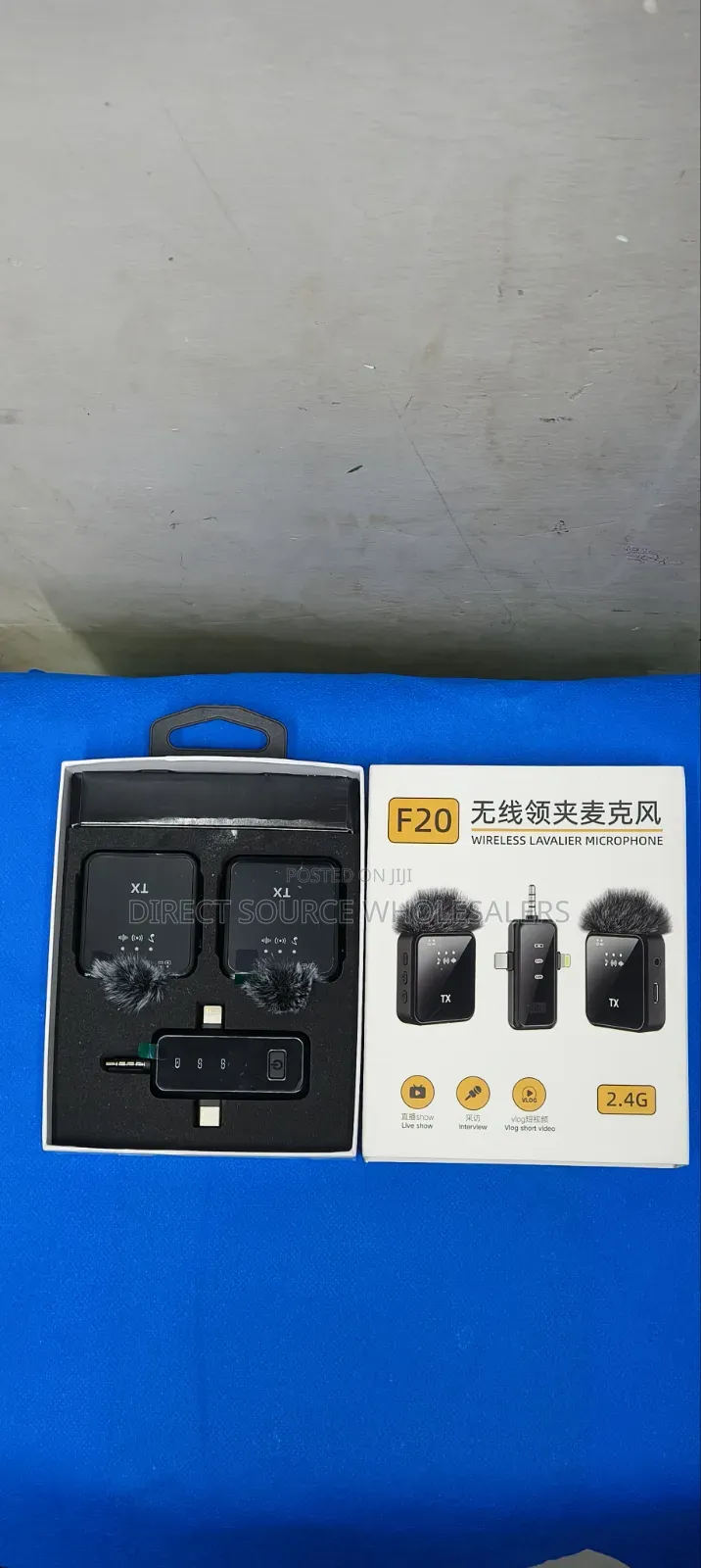 F20 Wireless Lavalier Microphone for Smartphones