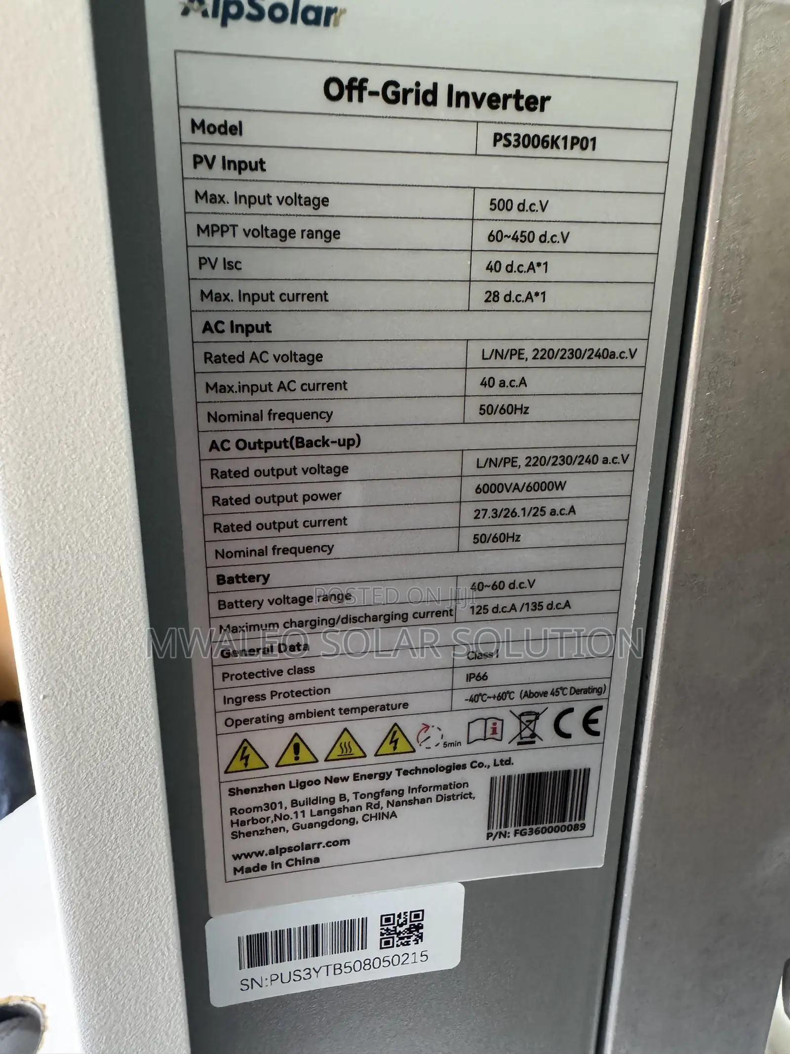 6000watts Off Grid Inverter