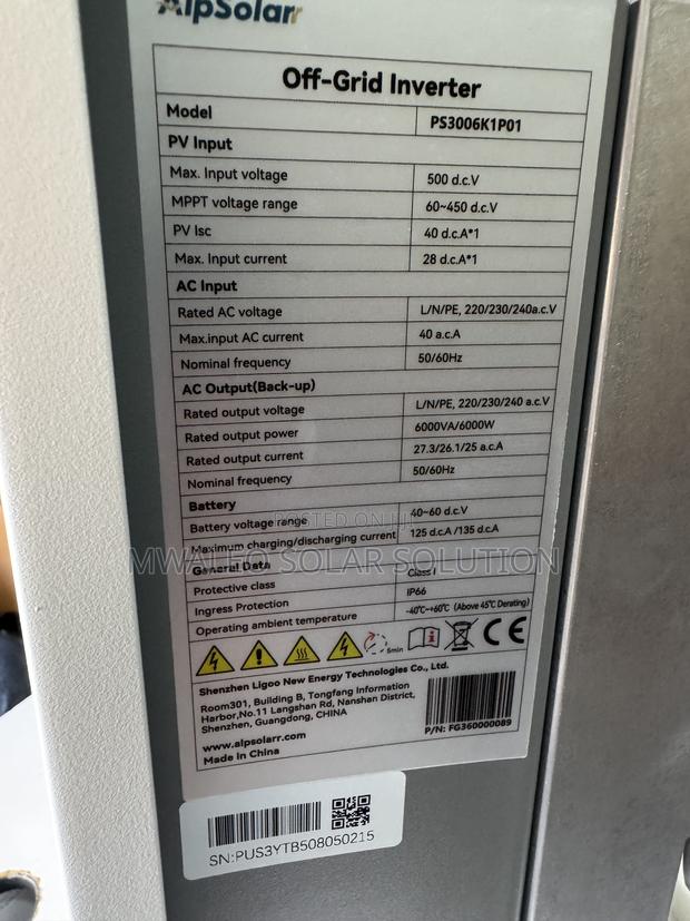 6000watts Off Grid Inverter - thumbnail 2