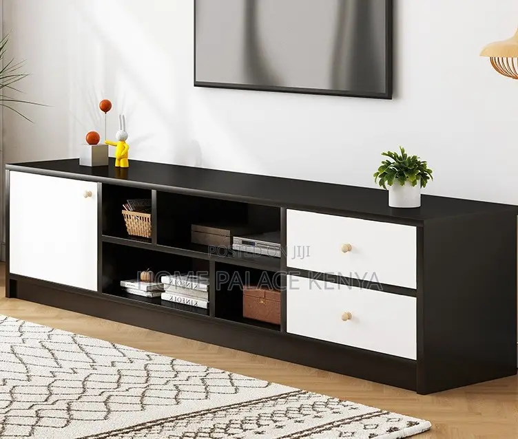 Tv Stand: Wooden Tv Cabinet With Floor-Standing Design