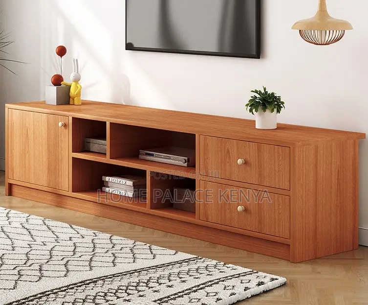 Tv Stand: Wooden Tv Cabinet With Floor-Standing Design