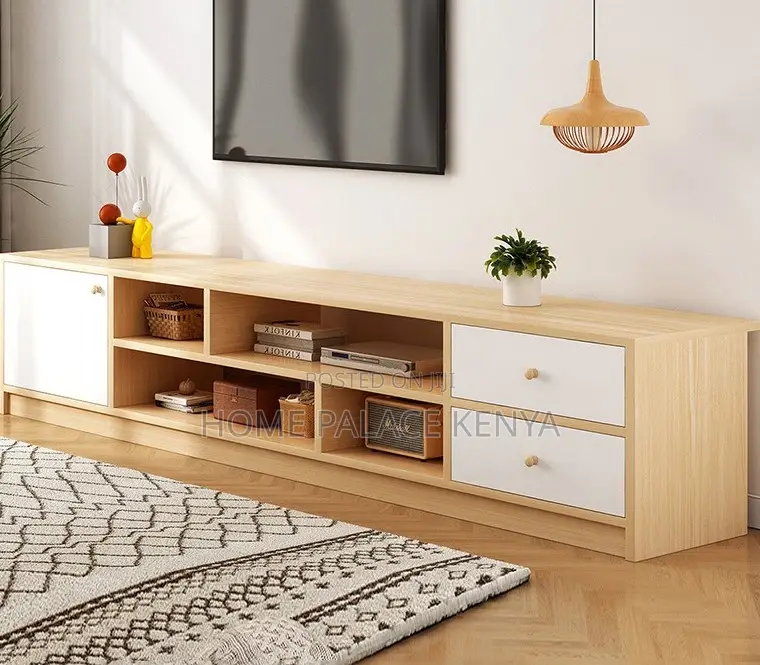 Tv Stand: Wooden Tv Cabinet With Floor-Standing Design