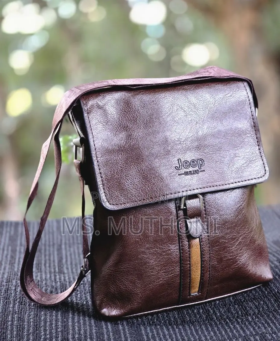 Quality Faux Leather Messenger-Style Shoulder Bag