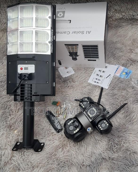 Solar Guard Streetlight With 4g Camera Monitoring and Motion Detection