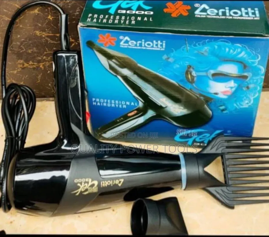 Ceriotti Zeriotti Beauty Blow Dry Hair Dryer Black