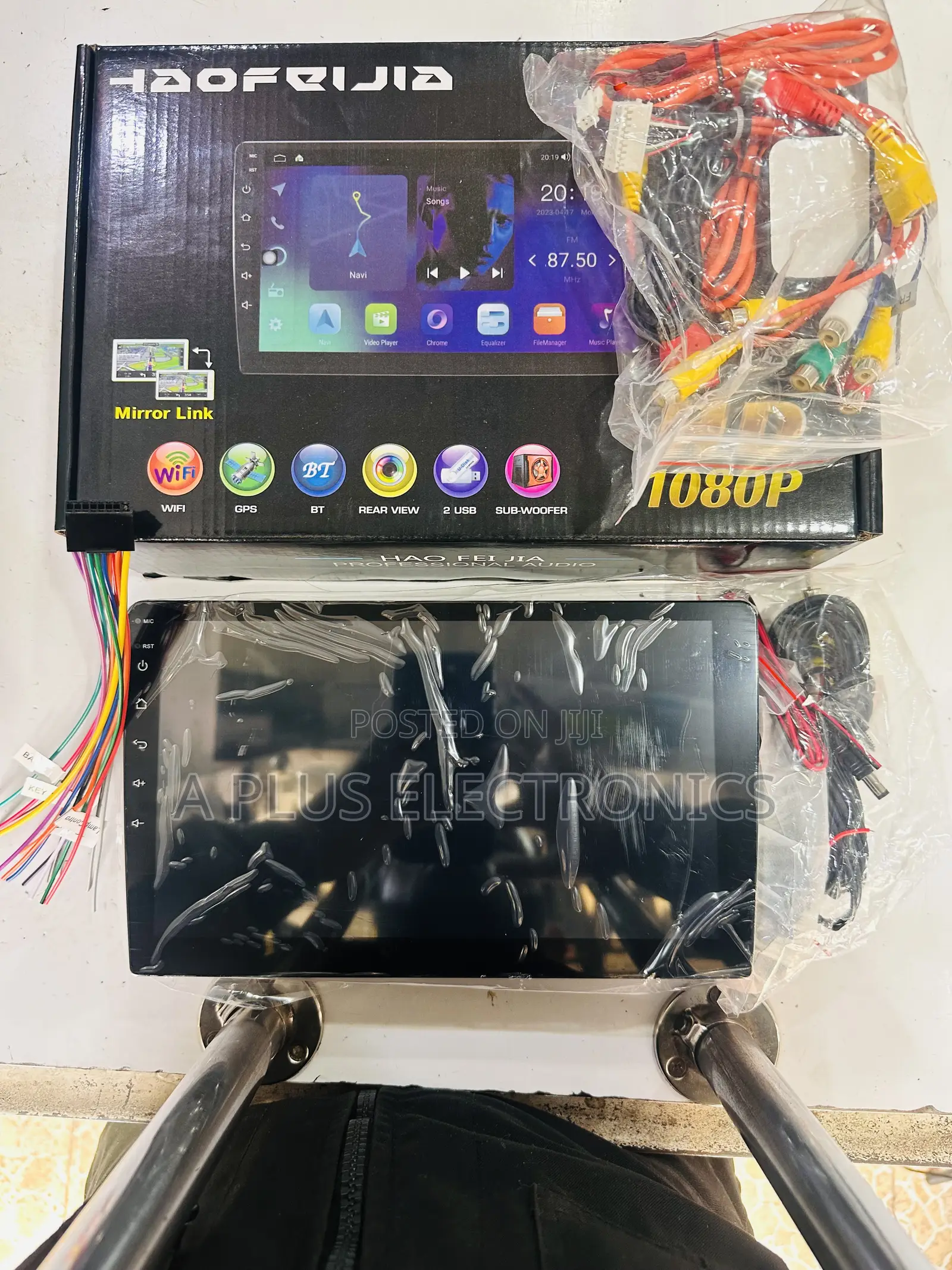 Android 10 Inch (4+64gb) With Fan + Reverse Camera – Car Entertainment