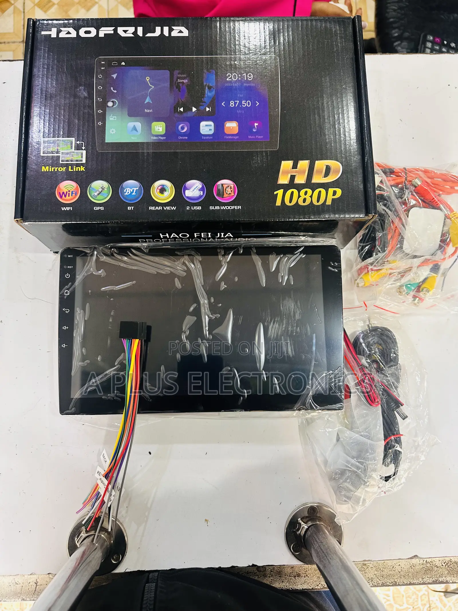 Android 10 Inch (4+64gb) With Fan + Reverse Camera – Bluetooth Player