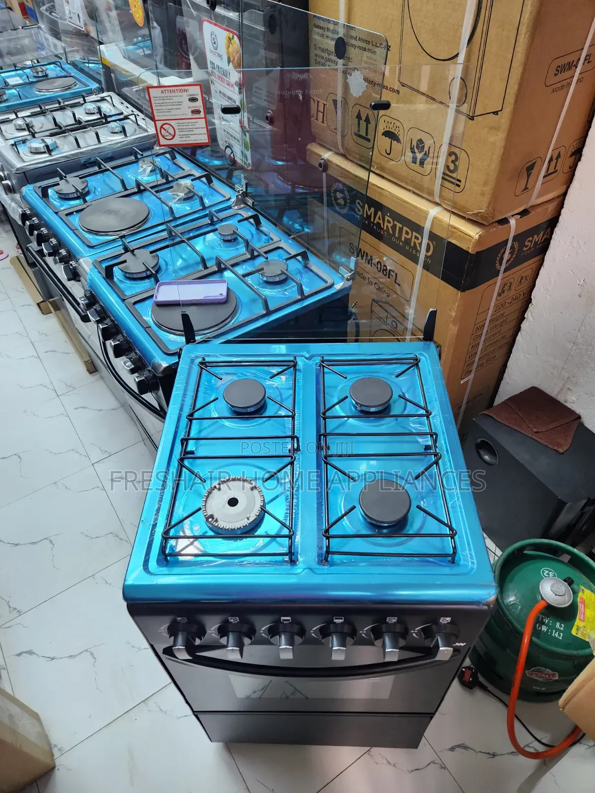 Black 4 Standing Cooker