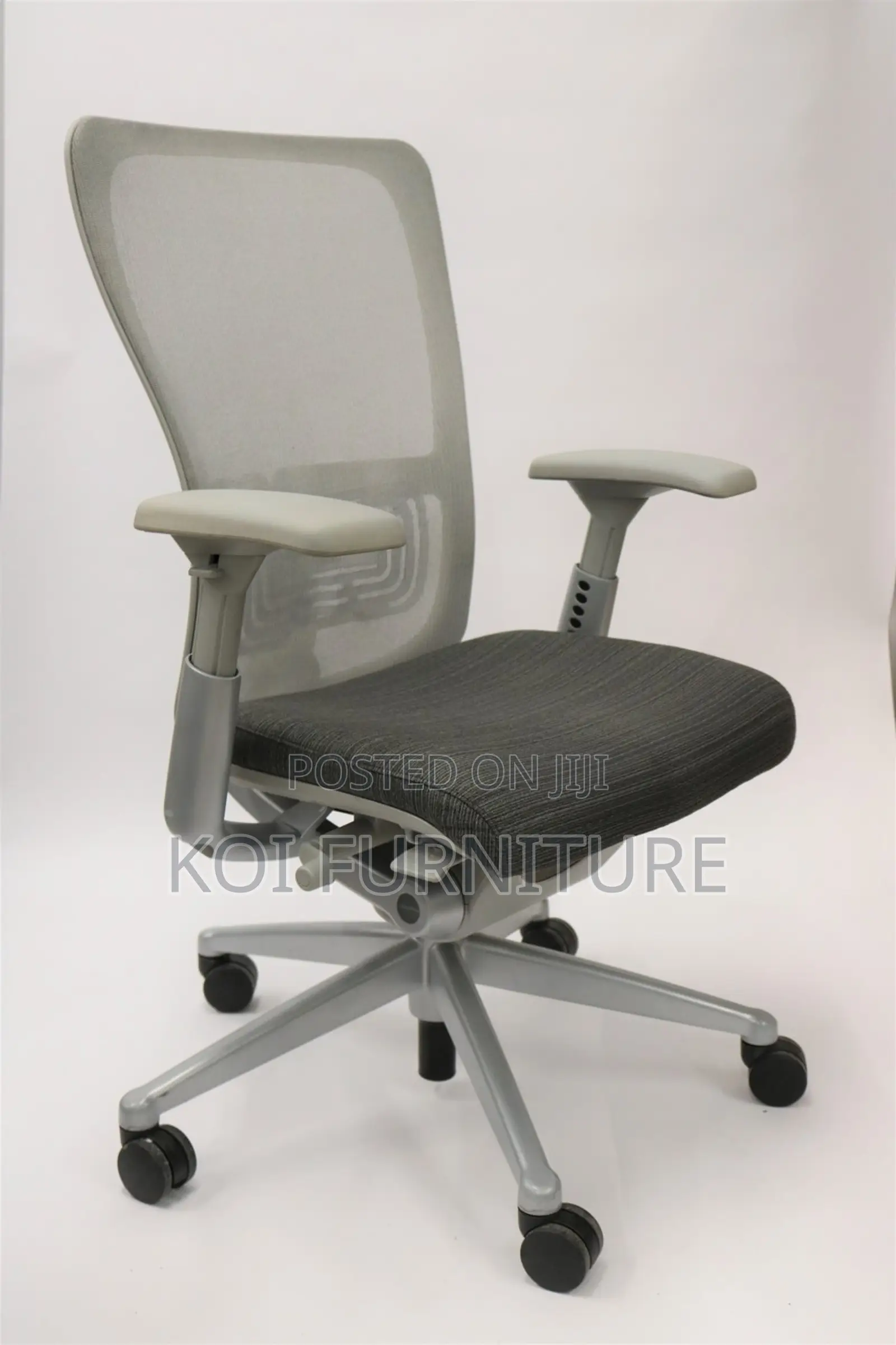 Office Chairs; Ergonomic Mid Backrest Office Fabric Chairs