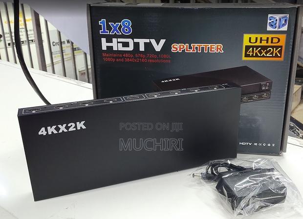 1x8 HDTV Video Splitter 8 Port 30hz Splitter