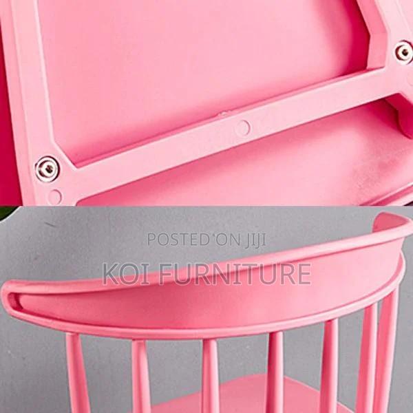 Dining Chairs; Plastic Armless Noridic Dining Chairs - thumbnail 2
