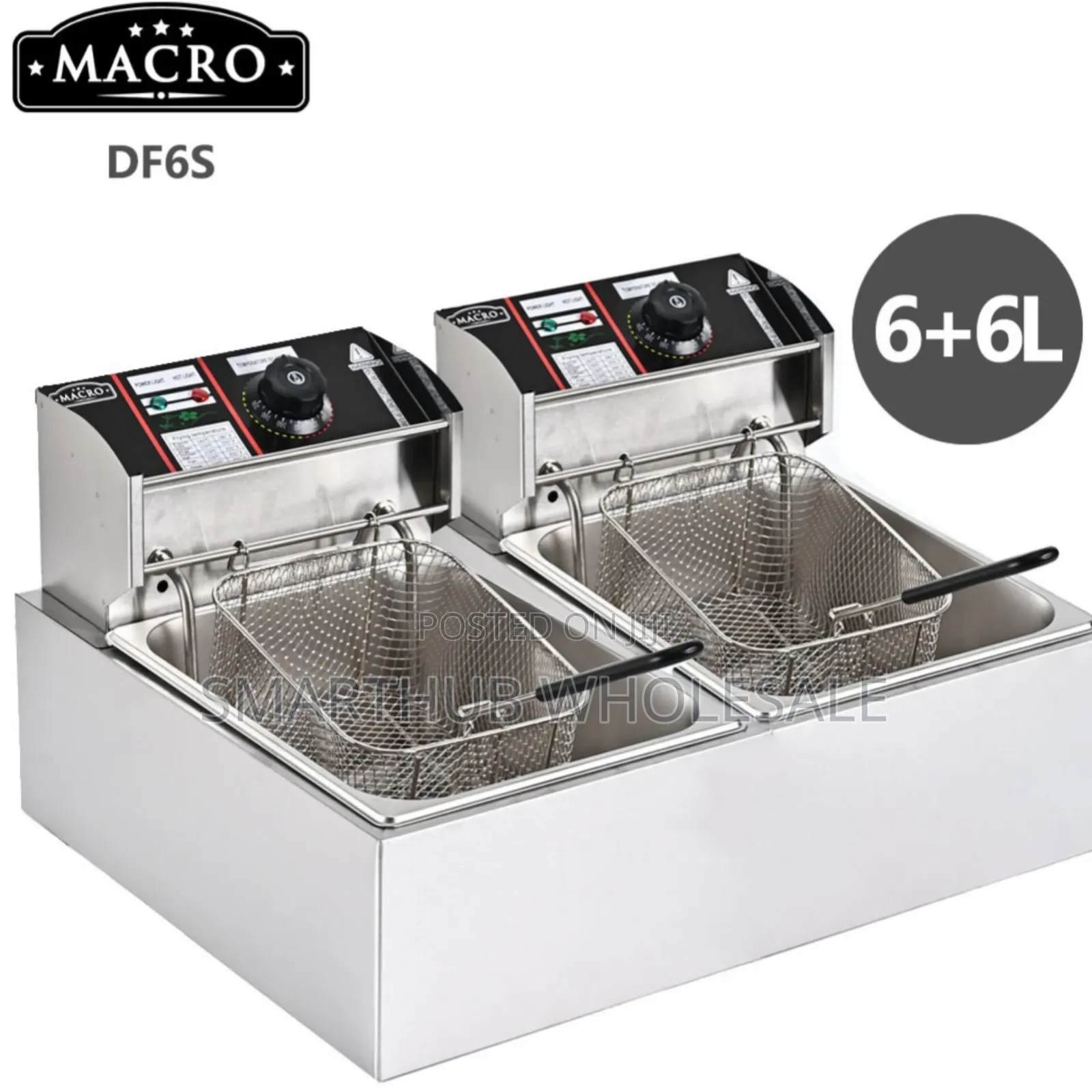 Nunix Macro Double Fryer Chips Fryer