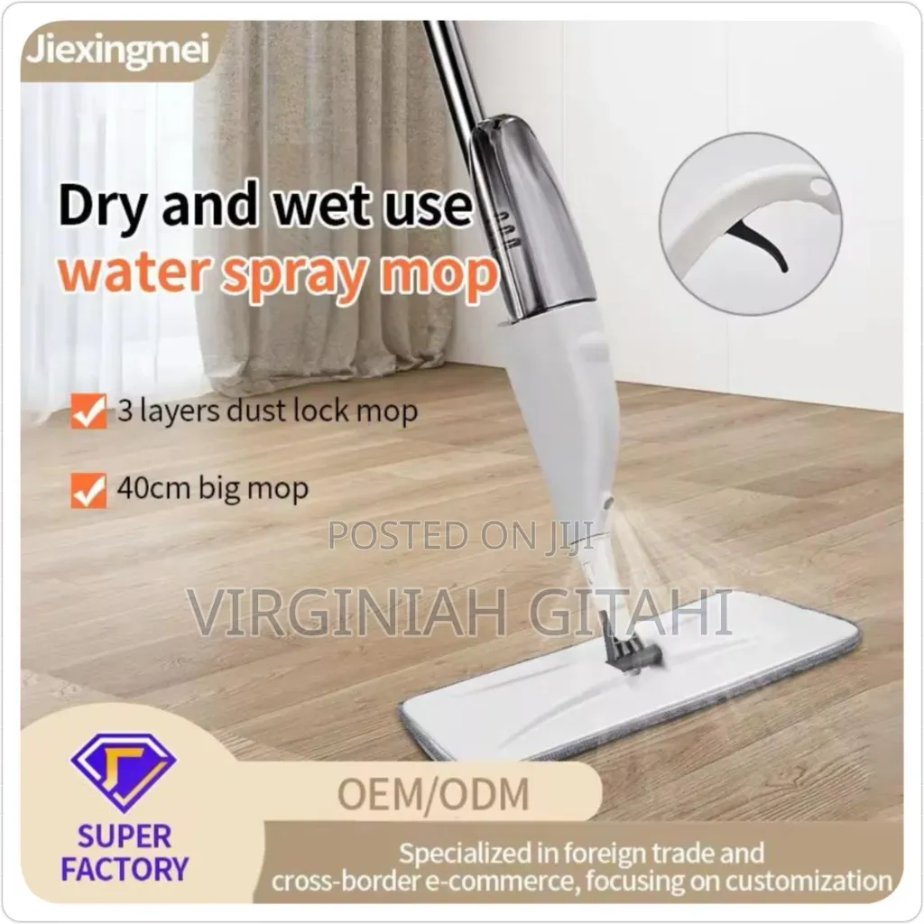 Wet Dry Use Water Spray Mop