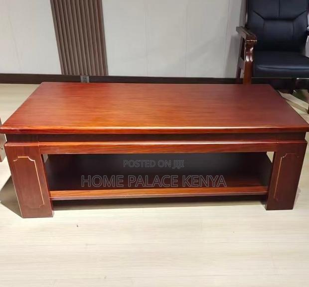 Coffee Table: Mahogany Modern Home Office Coffee Table - thumbnail 3