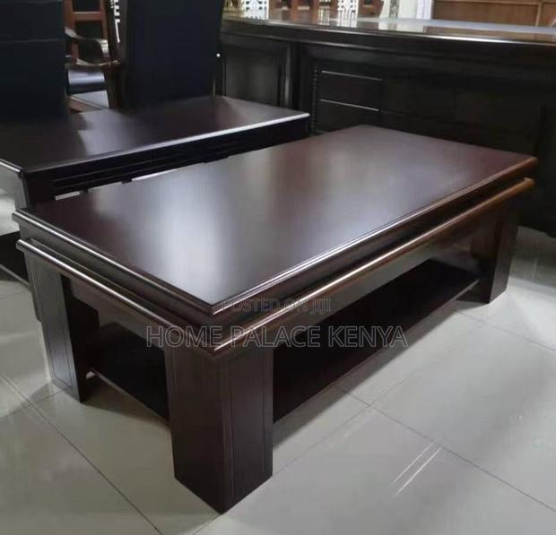 Coffee Table: Mahogany Modern Home Office Coffee Table - thumbnail 4