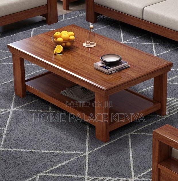 Coffee Table: Mahogany Modern Home Office Coffee Table - thumbnail 6