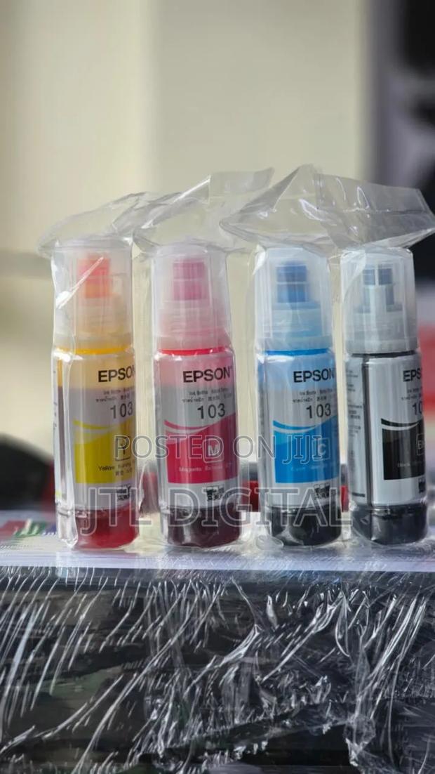 Epson 103 Original Printer Ink Bottle – All Colors Available