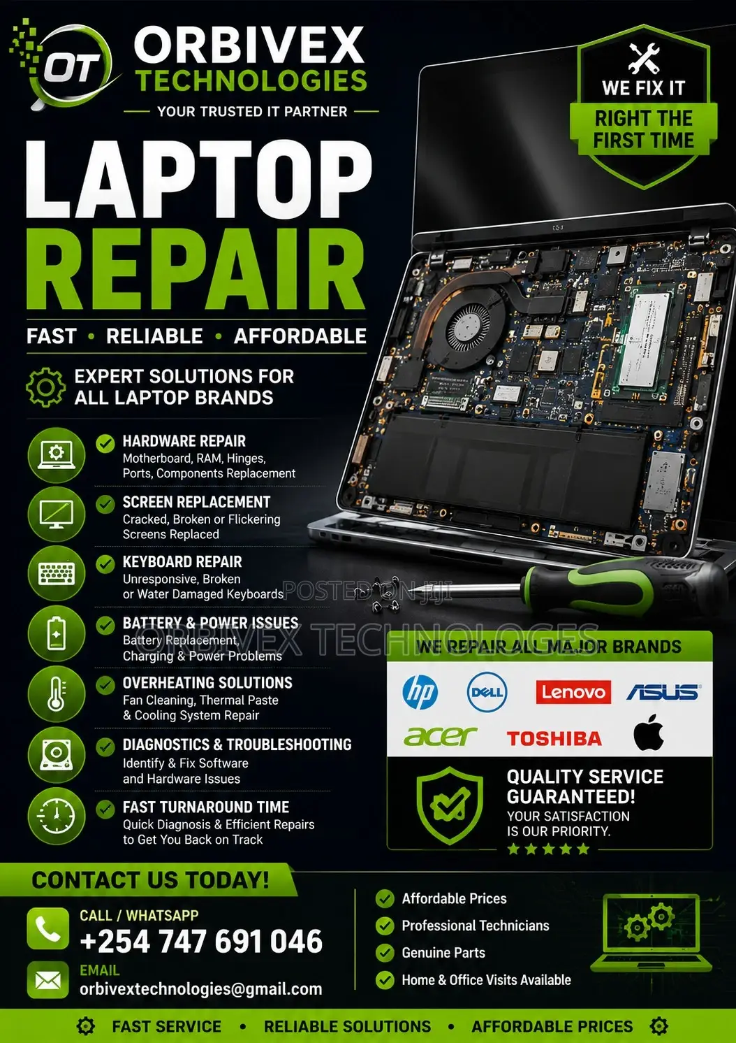 Windows Installation, Laptop Repair Microsoft Office Installation