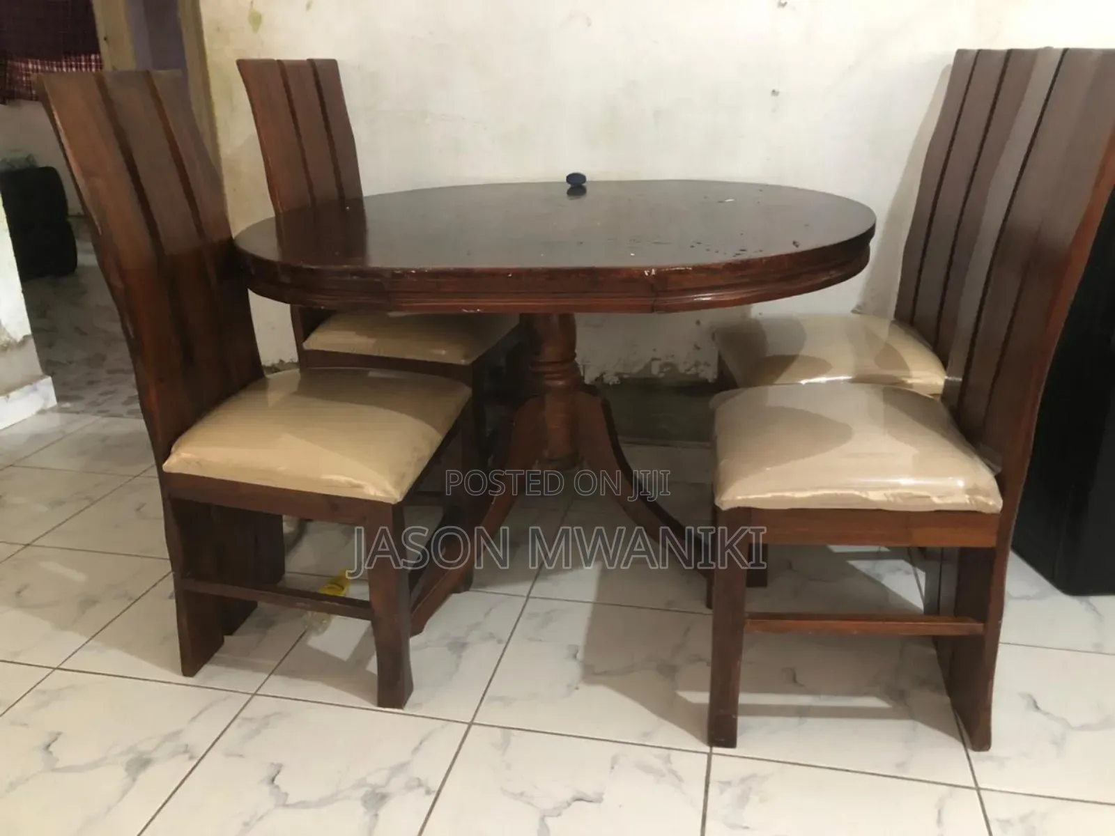 4 Seater Hardwood Dining Table
