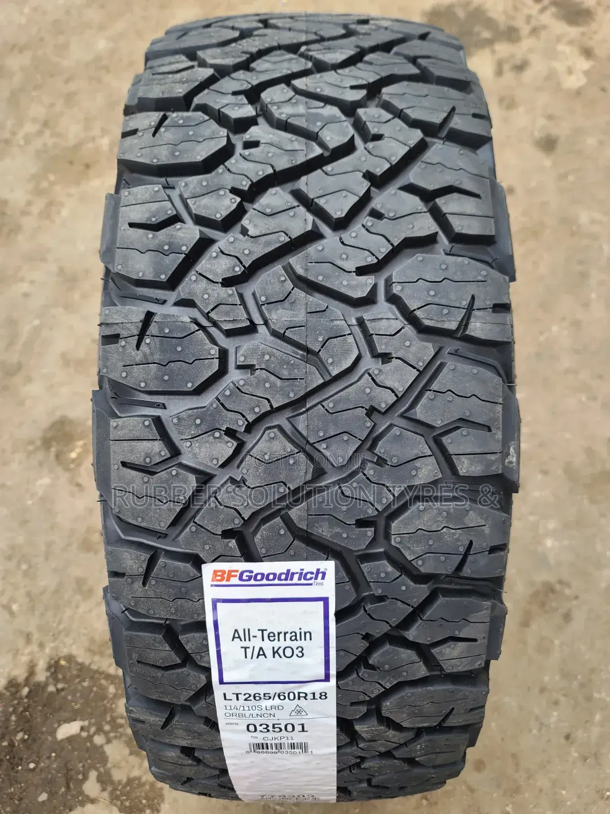 265/60r18 Bf Goodrich Tyres a/Tk03 All-Terrain