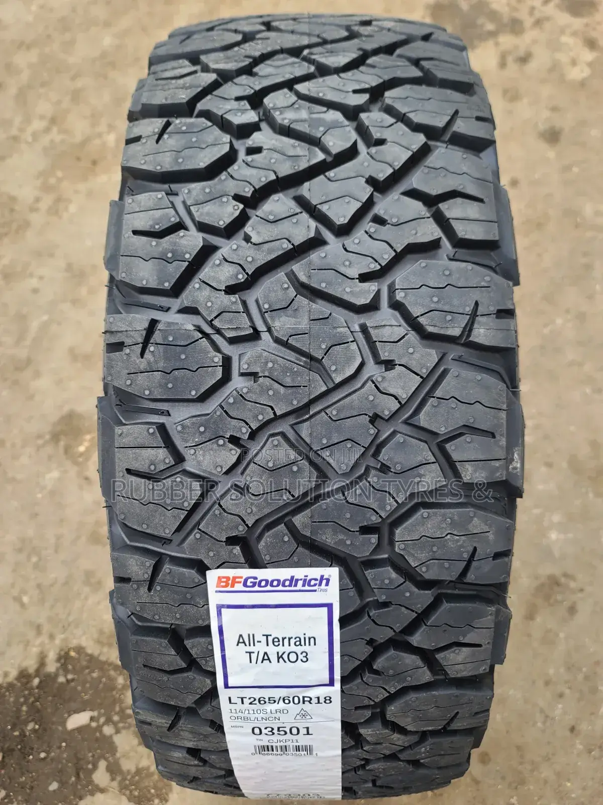 265/60r18 Bf Goodrich Tyres a/Tk03 All-Terrain