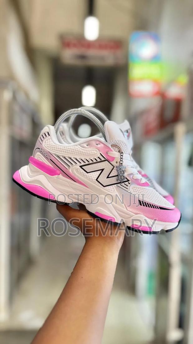 N/B 9060 Pink Bugundy Shoes - thumbnail 2