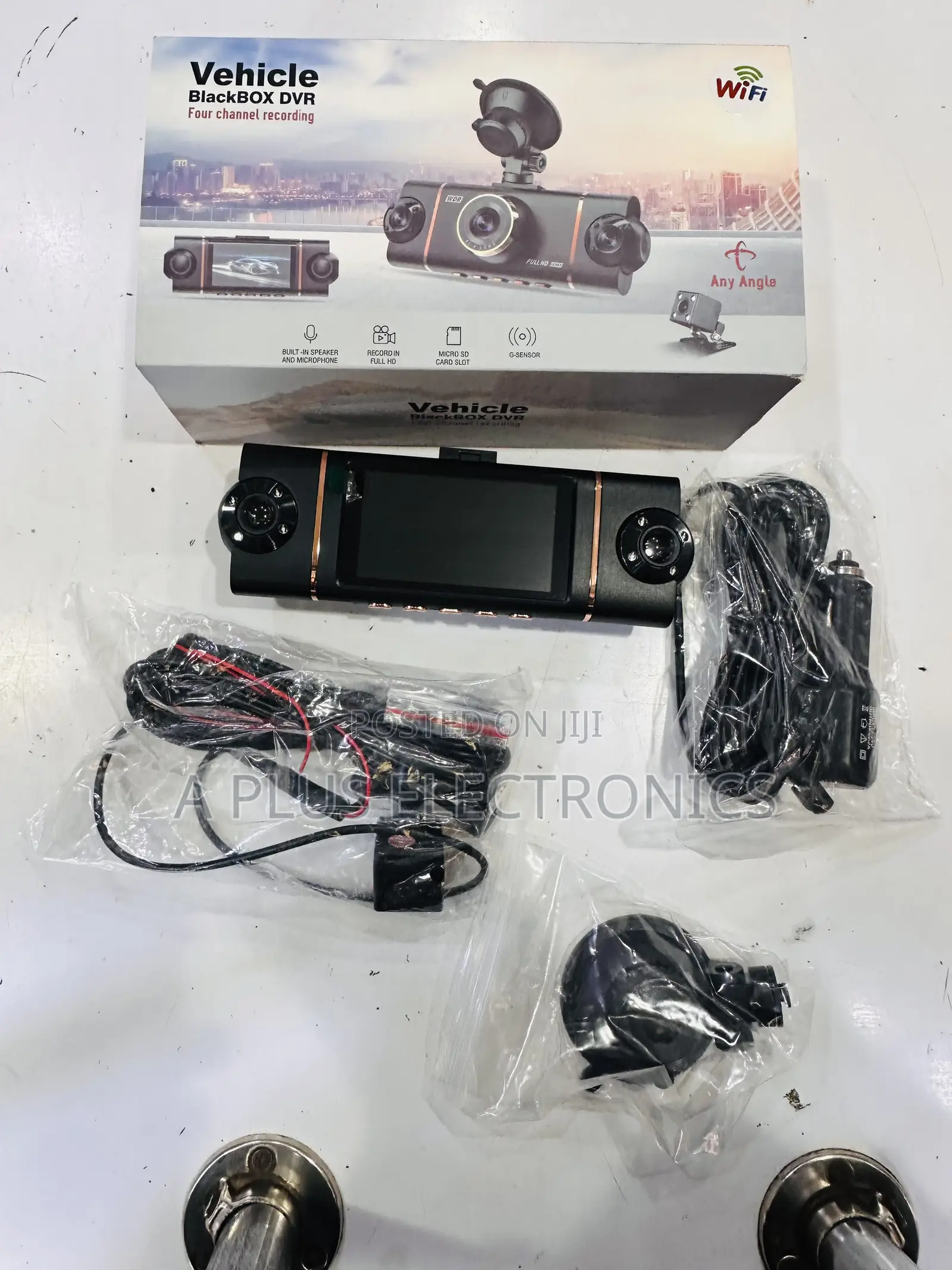 4 Lens Dash Camera With Wifi D65 – Night Vision Vehicle DVR