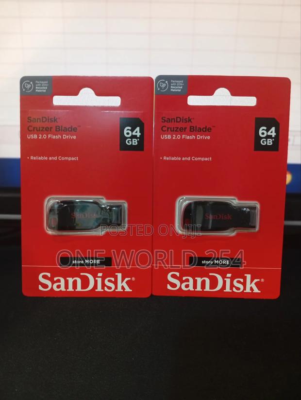 Sandisk Cruzer Blade Flash Drive 64gb