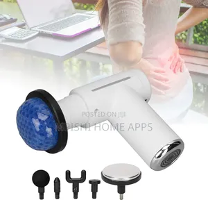 Handheld Hot Cold Compress Deep Tissue Massager (White)