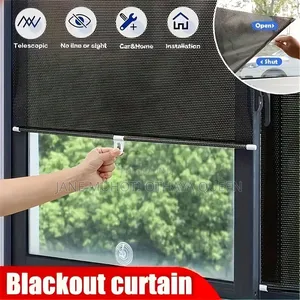 Retracting Black Out Window Blinds