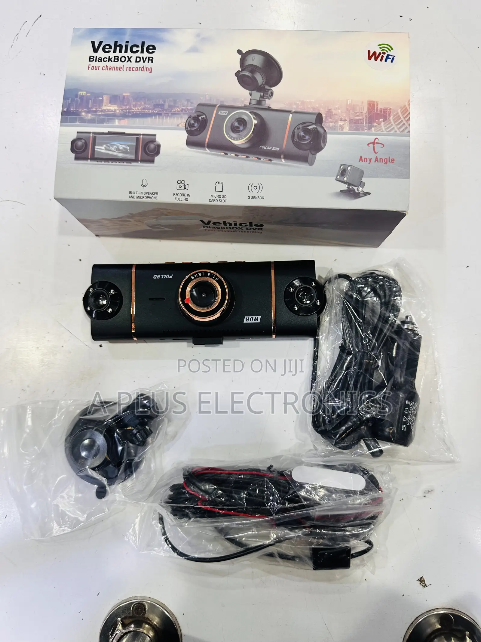 4 Lens Dash Camera With Wifi D65 – High-Resolution Driving Recorder