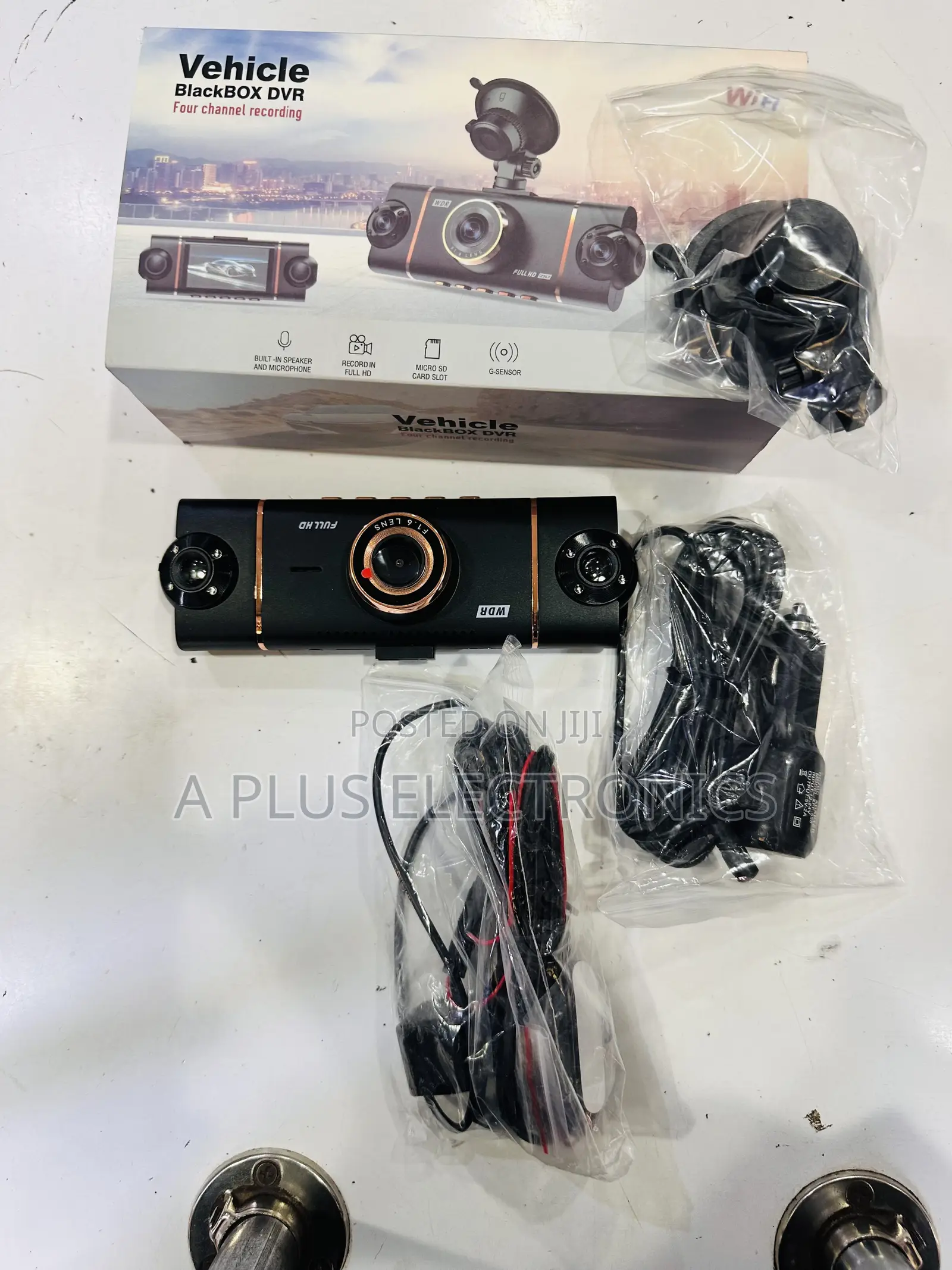 4 Lens Dash Camera With Wifi D65 – High-Resolution Driving Recorder