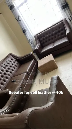 Leather Sofa 6seater